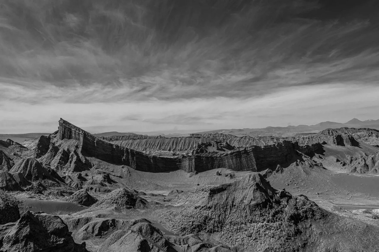 Landscape, portait, Chile, travel, black and white
