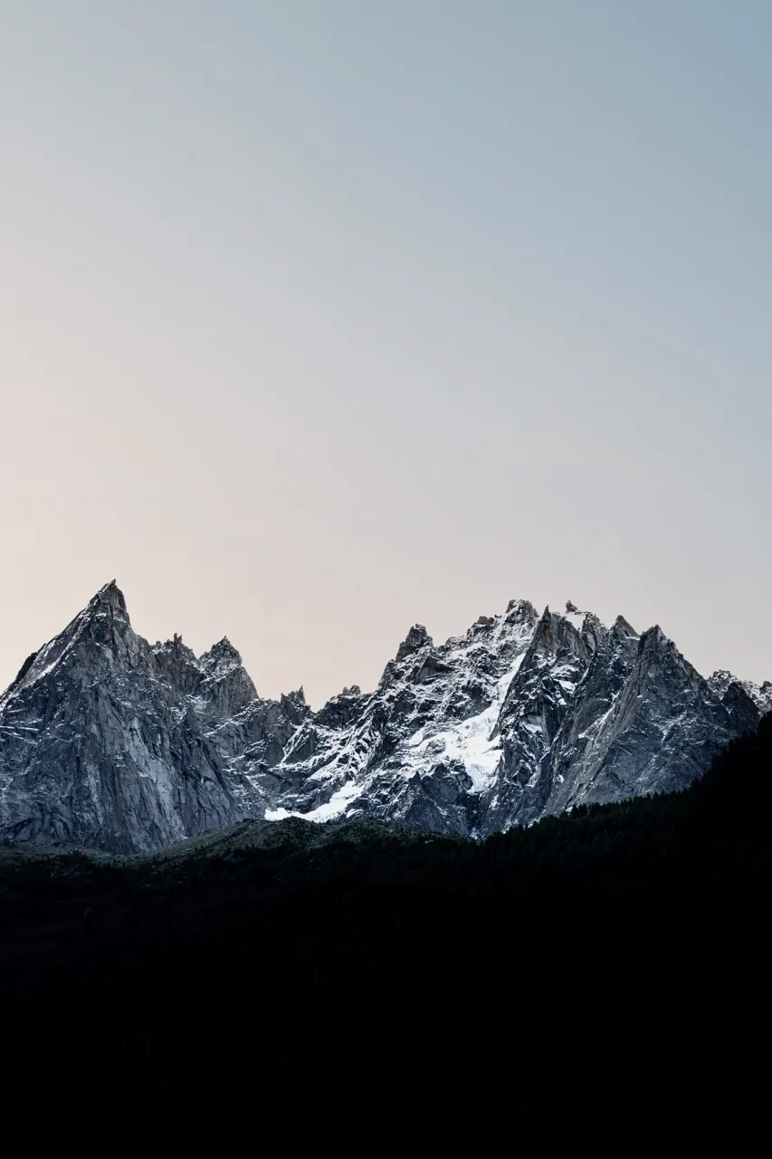 Montagnes, Chamonix, Paysage